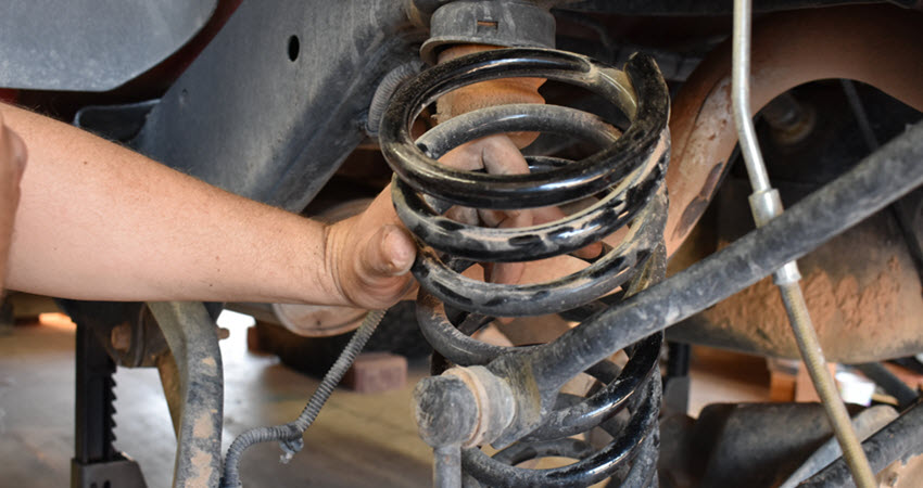 Volkswagen Rear Spring Check