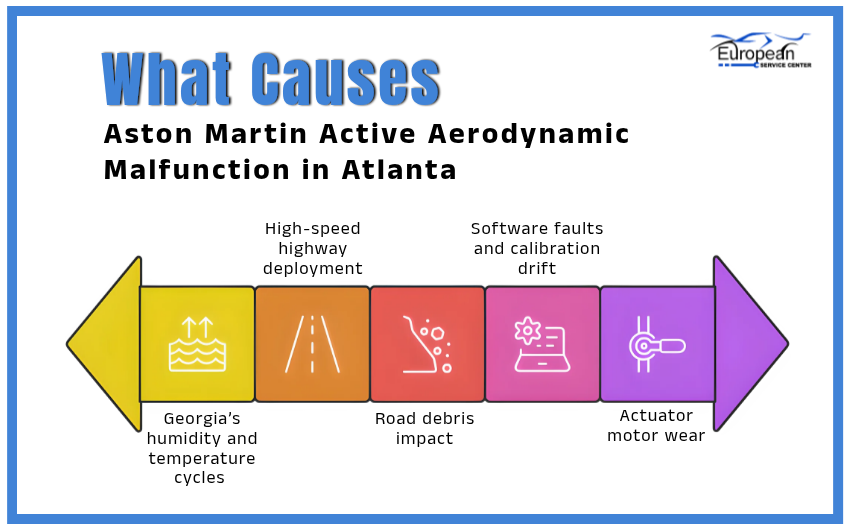 What Causes Aston Martin Active Aerodynamic Malfunction in Atlanta